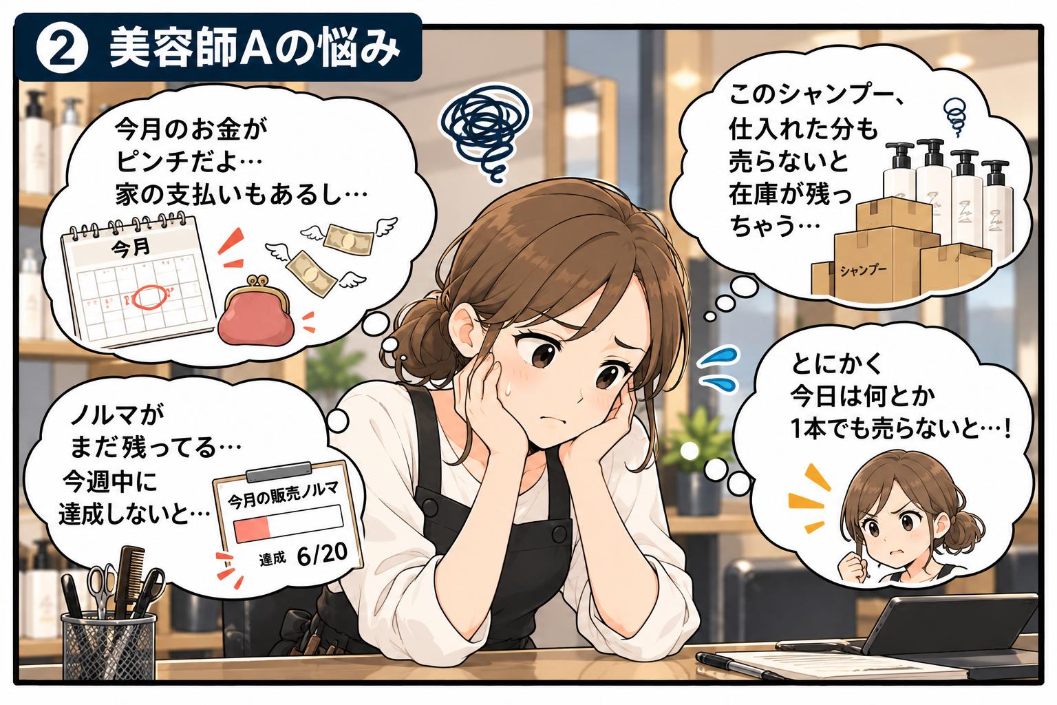 漫画 2コマ目