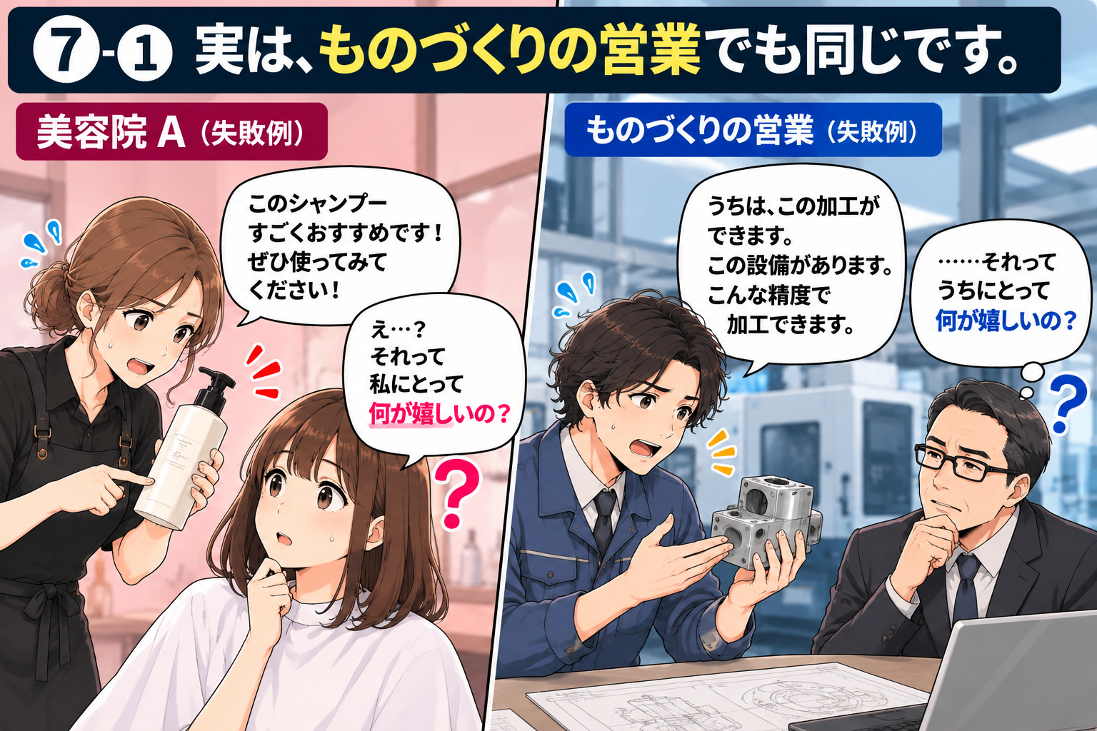 漫画 7-1コマ目